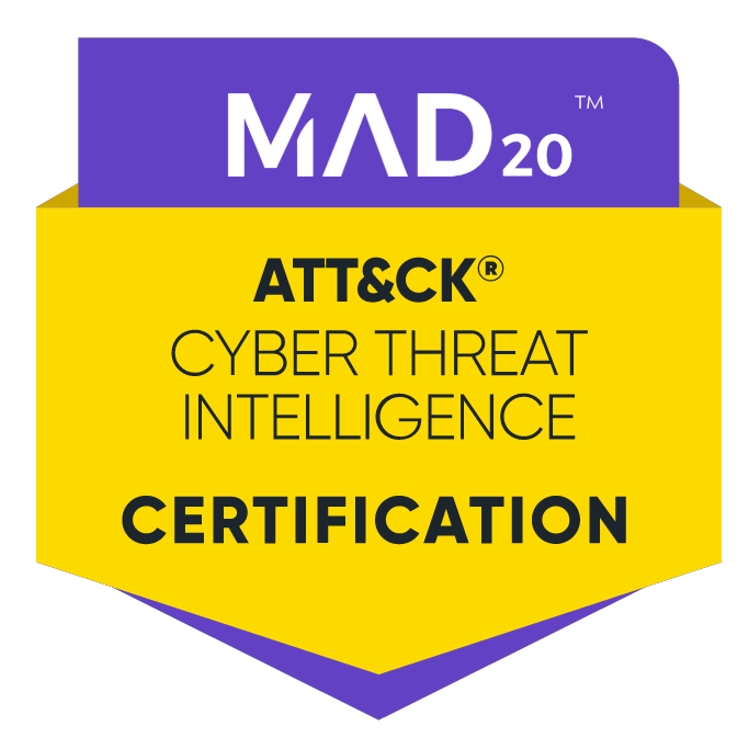 ATT&CK® Cyber Threat Intelligence Certification - MAD20